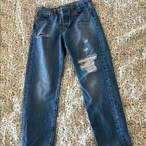 Levi Wedgie Straight Leg Jeans